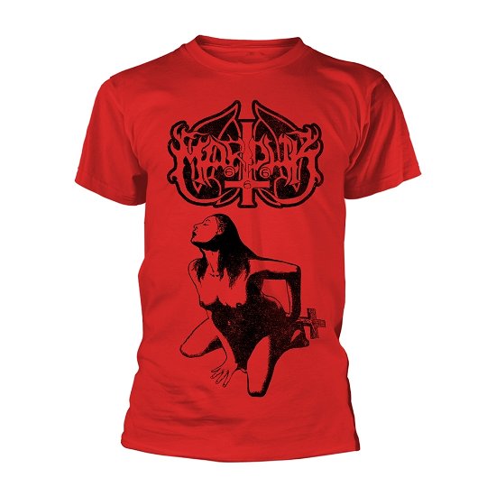 Cover for Marduk · Fuck Me Jesus (Red) (T-shirt) [size M] (2020)