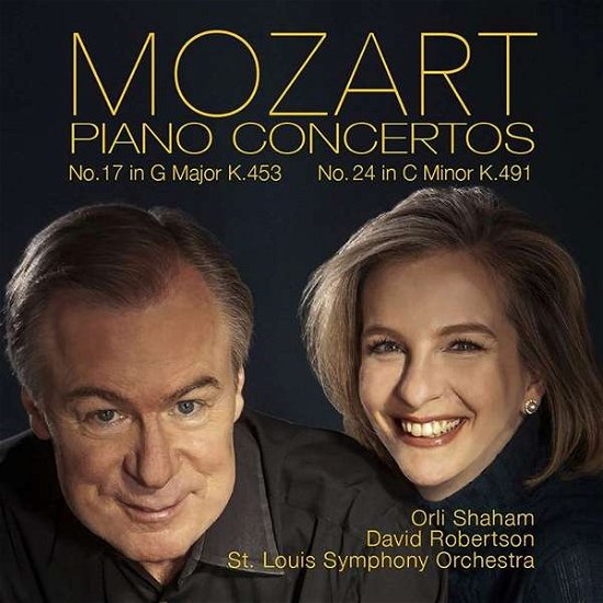 Cover for St. Louis Symphony Orchestra / David Robertson / Orli Shaham · W.A. Mozart: Piano Concertos No.17 K.453 And No.24 K.491 (CD) (2019)