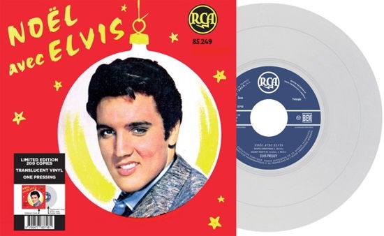 Cover for Elvis Presley · Ep Etranger No. 12 - Noel Avec Elvis (France) (Translucent Vinyl) (LP) [Limited edition] (2024)