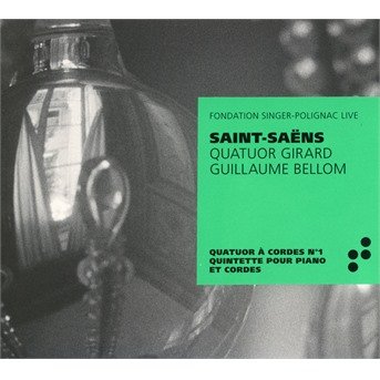 Cover for Quatuor Girard / Guillaume Bellom · Saint-Saens: String Quartet No. 1. Piano Quartet (CD) (2019)