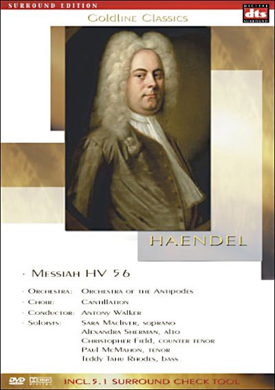Cover for Handel · Handel-Messiah (DVD)