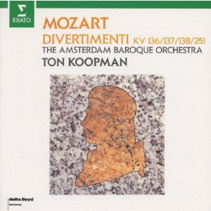 Mozart: Divertimentos K.136.137.138. - Ton Koopman - Musikk - WARNER MUSIC JAPAN CO. - 4943674029181 - 24. oktober 2001