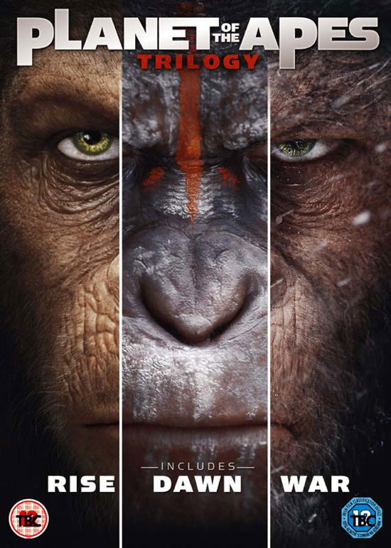 Cover for Planet Of The Apes Trilogy · Planet Of The Apes Trilogy Boxset (DVD) (2017)