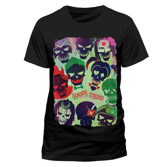Dc Comics: Suicide Squad: Poster Black (T-Shirt Unisex Tg. S) - Suicide Squad - Merchandise -  - 5054015235181 - 