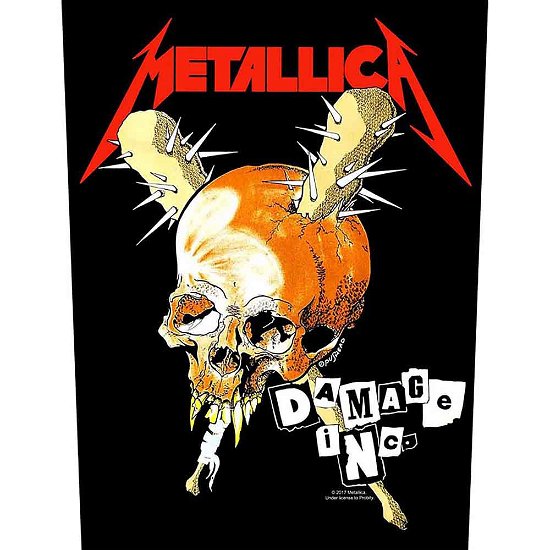 Metallica Back Patch: Damage Inc - Metallica - Produtos - PHD - 5055339783181 - 19 de agosto de 2019