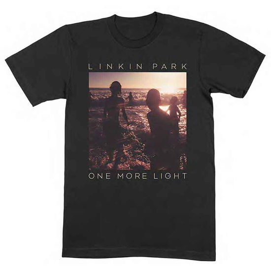 Linkin Park Unisex T-Shirt: One More Light (Black) - Linkin Park - Produtos - - 5056561004181 - 6 de outubro de 2021
