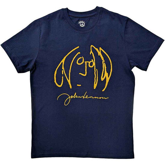 John Lennon Unisex T-Shirt: Self Portrait - John Lennon - Merchandise -  - 5056561091181 - June 27, 2023