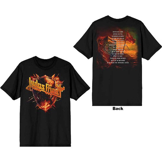 Judas Priest Unisex T-Shirt: United We Stand (Back Print) - Judas Priest - Koopwaar -  - 5056737241181 - 