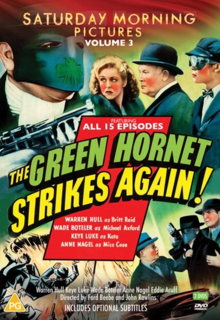 Cover for Ford Beebe · Green Hornet Strikes Again The (DVD) (2021)
