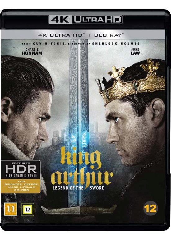Cover for Charlie Hunnam / Jude Law · King Arthur: Legend of the Sword (4K Ultra HD/BD) (2017)