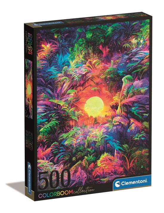 Cover for Clementoni · Puslespil HQC Psychedelic Jungle, 500 brikker (Jigsaw Puzzle) (2023)