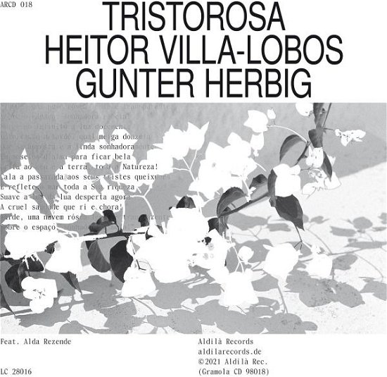 Villa-Lobos: Tristorosa - Gunter Herbig - Musique - GRAMOLA - 9003643980181 - 18 juin 2021