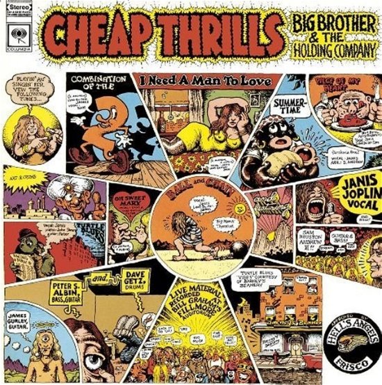 Cover for Big Brother &amp; the Holding Company / Janis Joplin · Cheap Thrills (LP) (2023)
