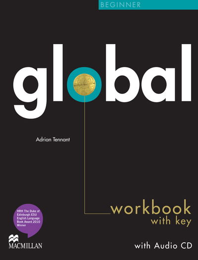 Cover for Adrian Tennant · Global Beginner Workbook &amp; CD with key Pack (Book) (2011)