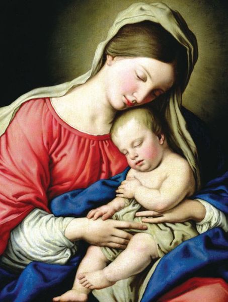 Cover for Amy Krouse Rosenthal · Virgin and Child Boxed Holiday Full Notecards (Flashcards) (2015)