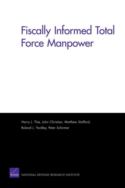 Cover for Harry J. Thie · Fiscally Informed Total Force Manpower (Paperback Book) (2008)