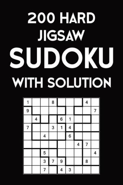 Cover for Tewebook Sudoku Puzzle · 200 Hard Jigsaw Sudoku With Solution (Pocketbok) (2019)