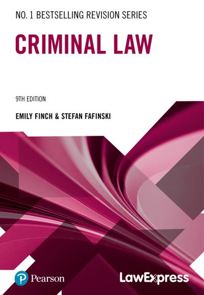 Cover for Stefan Fafinski · Law Express Revision Guide: Criminal Law - Law Express (Paperback Book) (2023)