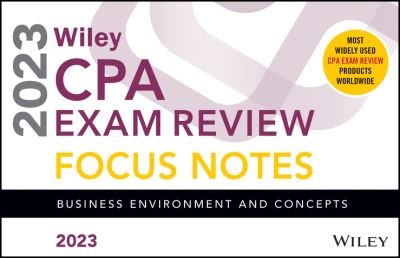 Cover for Wiley · Wiley's CPA Jan 2023 Focus Notes: Business Environment and Concepts (Taschenbuch) (2023)