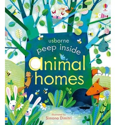 Cover for Anna Milbourne · Peep Inside Animal Homes - Peep Inside (Board book) (2014)