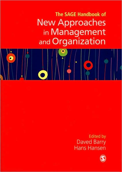 Cover for D Barry · The SAGE Handbook of New Approaches in Management and Organization (Gebundenes Buch) (2008)