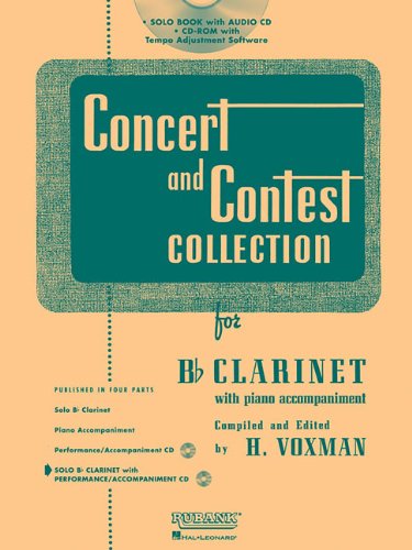 Cover for H. Voxman · Concert &amp; Contest Collection for Clarine (Paperback Book) [Pap / Cdr edition] (2017)