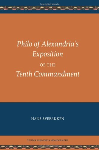 Cover for Hans Svebakken · Philo of Alexandria's Exposition of the Tenth Commandment (Paperback Book) (2012)