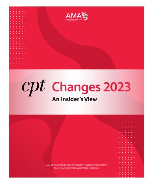 Cover for American Medical Association · CPT Changes 2023: An Insider's View (Spiral Book) (2022)