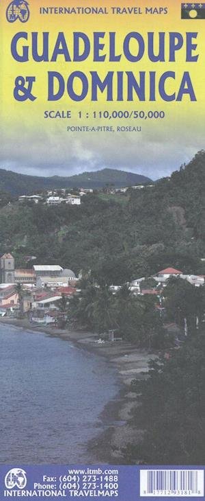 Guadeloupe & Dominica, International Travel Maps - ITM Publications - Bøger - ITMB publishing - 9781771293181 - 1. juli 2019