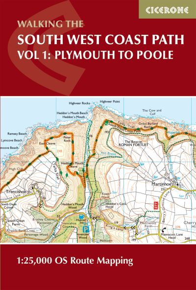 South West Coast Path Map Booklet - Vol 1: Minehead to St Ives: 1:25,000 OS Route Mapping - Paddy Dillon - Books - Cicerone Press - 9781786312181 - June 18, 2024