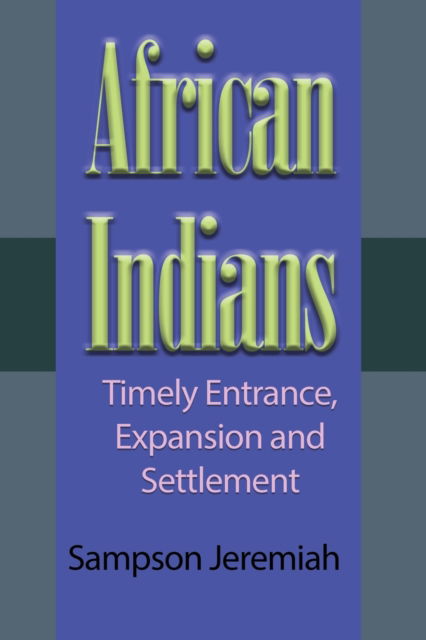 Cover for Sampson Jeremiah · African Indians (Paperback Book) (2019)