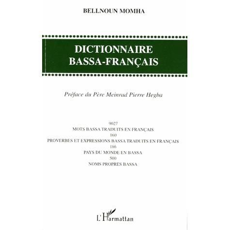 Cover for Bellnoun-Mohma · Dictionnaire Bassa-Français (Paperback Book) (2020)