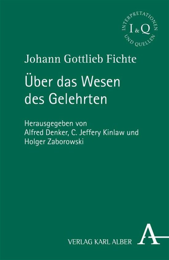 Cover for Fichte · Über das Wesen des Gelehrten (Book) (2020)
