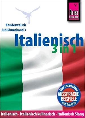 Cover for Michael Blümke · Italienisch 3 in 1: Italienisch Wort für Wort, Italienisch kulinarisch, Italienisch Slang (Paperback Book) (2018)