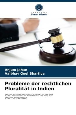 Cover for Anjum Jahan · Probleme der rechtlichen Pluralität in Indien (Paperback Book) (2021)