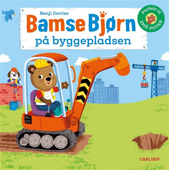 Cover for Benji Davies · Bamse Bjørn: Bamse Bjørn på byggepladsen (Papbog) [1. udgave] (2020)