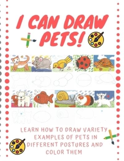 Cover for Fatiez Ait · I Can Draw Pets (Paperback Book) (2021)