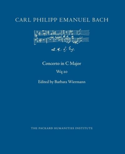 Cover for Carl Philipp Emanuel Bach · Concerto in C Major, Wq 20 (Pocketbok) (2020)