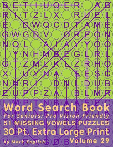 Cover for Mark English · Word Search Book For Seniors (Paperback Book) (2020)