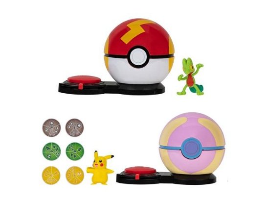 Cover for Pokemon  Surprise Attack Game Pikachu + Fast Ball Treeko + Heal Ball Toys (MERCH) (2023)