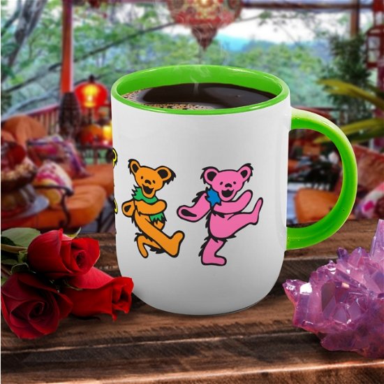 Grateful Dead Dancing Bears 20 Oz Cappuccino Mug - Grateful Dead - Produtos - GRATEFUL DEAD - 0674449049182 - 