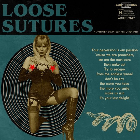 Cover for Loose Sutures · A Gash with Sharp Teeth and Other Tales (Clear Orange Vinyl) (LP) (2022)