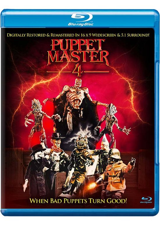 Puppet Master 4 - Blu - Film - HORROR - 0869747000182 - 27. juli 2018