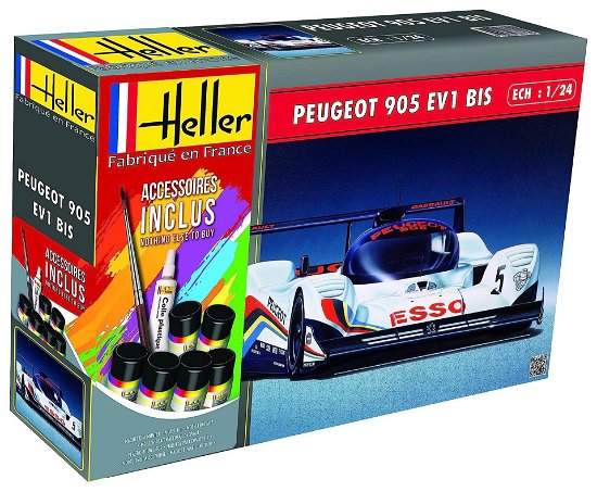 Heller · 1/24 Starter Kit Peugeot 905 Ev 1 (Legetøj)