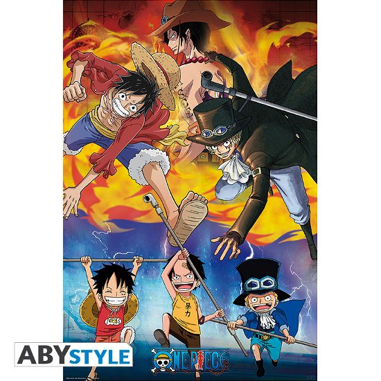 Cover for Figurine · ONE PIECE - Ace, Sabo &amp; Luffy - Poster 91x61 (Spielzeug) (2020)