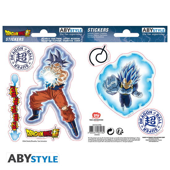 Dragon Ball Super - Stickers - 16X11Cm/ 2 Sheets - - Dragon Ball - Merchandise -  - 3665361061182 - May 4, 2021