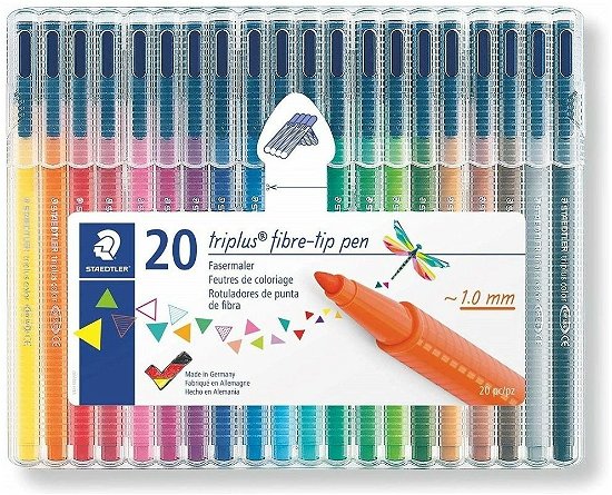 Fibre Tip Pen Tripl. Col. 20pcs.box (Merchandise) - Staedtler - Merchandise - Staedtler - 4007817323182 - 17. januar 2019