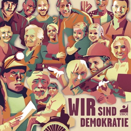 Cover for Autschbach,peter/ig Bce · Wir Sind Demokratie (MCD) (2017)