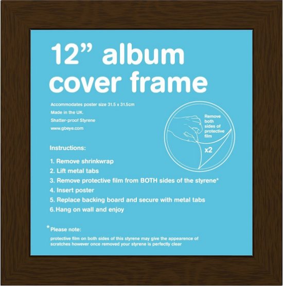 Gb Eye: Cornice Album Cover Noce 31,5x31,5cm - Gb Eye - Produtos -  - 5028486246182 - 