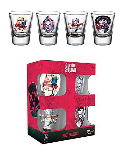 Cover for Dc Comics: Suicide Squad · Dc Comics: Suicide Squad - Harley Quinn Mix (Set 4 Bicchieri Piccoli) (MERCH) (2019)